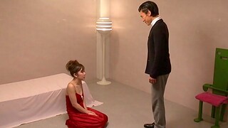 Sexy Japanese chick Azumi Kinoshita sucks and gets fucked gently